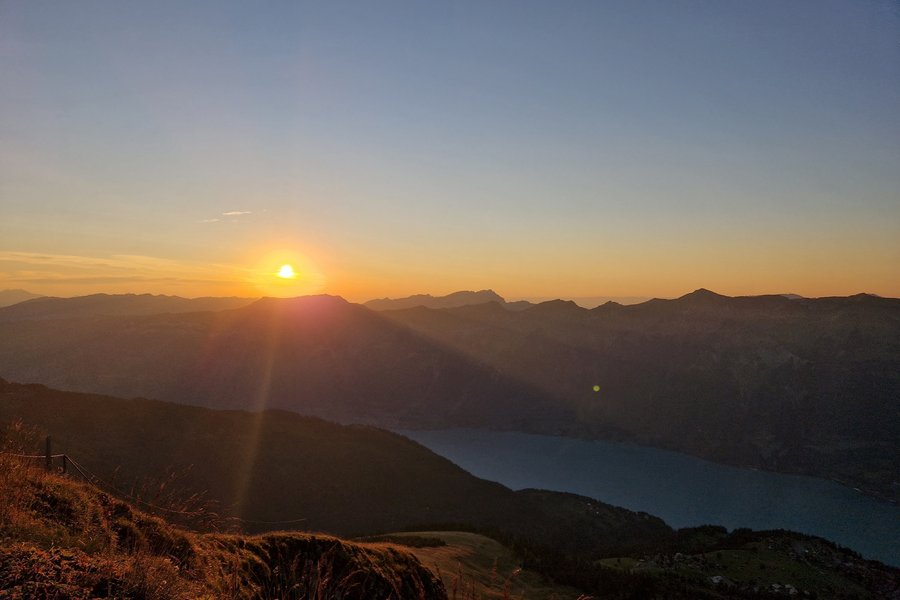 Biwaknacht mit Sonnenuntergang Biwaknacht mit Sonnenuntergang